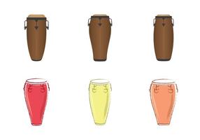 286x200 Conga Free Vector Art