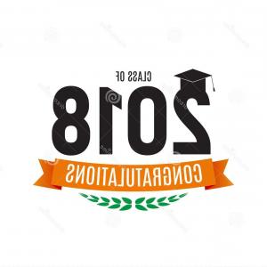 300x300 Congratulations Graduation Class Background Vector Illustration