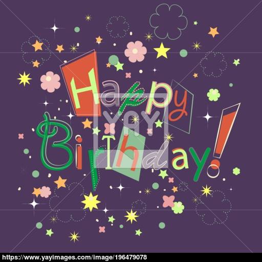 512x512 Congratulations On Your Birthday And Salute On The Background