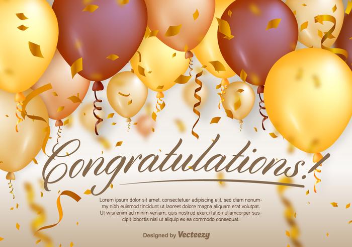 700x490 Festive Balloons Vector Background