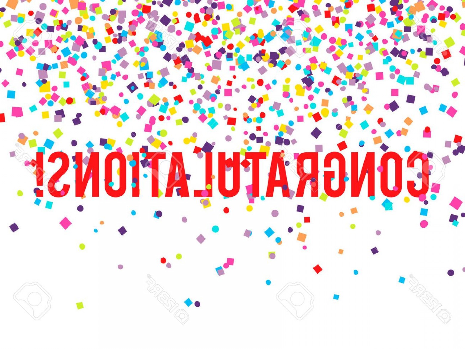 1560x1170 Photostock Vector Vector Congratulations Background With Falling