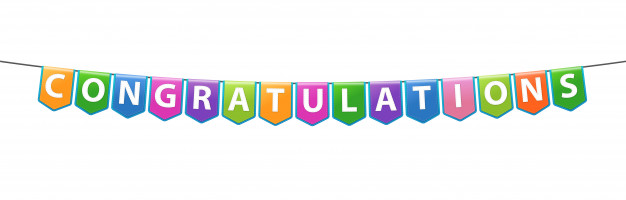 626x200 Congratulations Banner Vector Premium Download