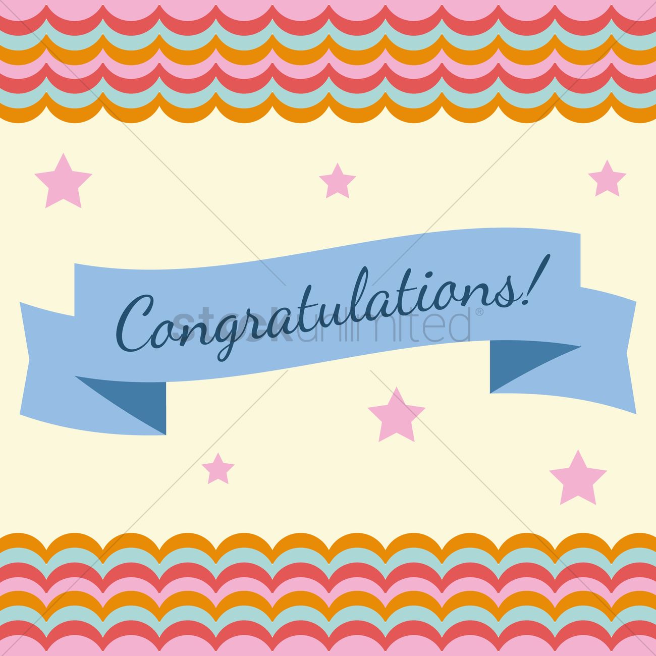 1300x1300 Congratulations Banner Vector Image