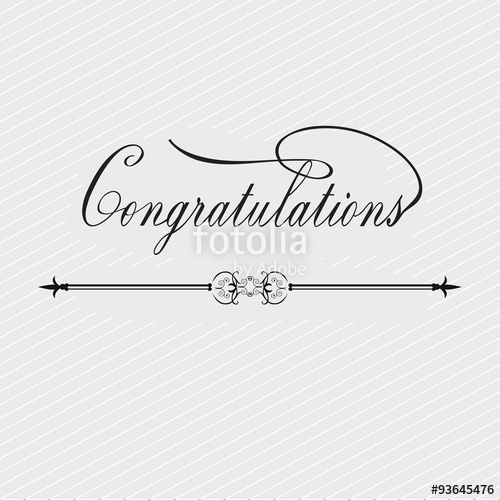 500x500 Congratulations Banner Vector Stock Image And Royalty