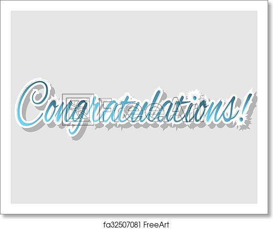560x470 Free Art Print Of Congratulations Banner Congratulations Banner