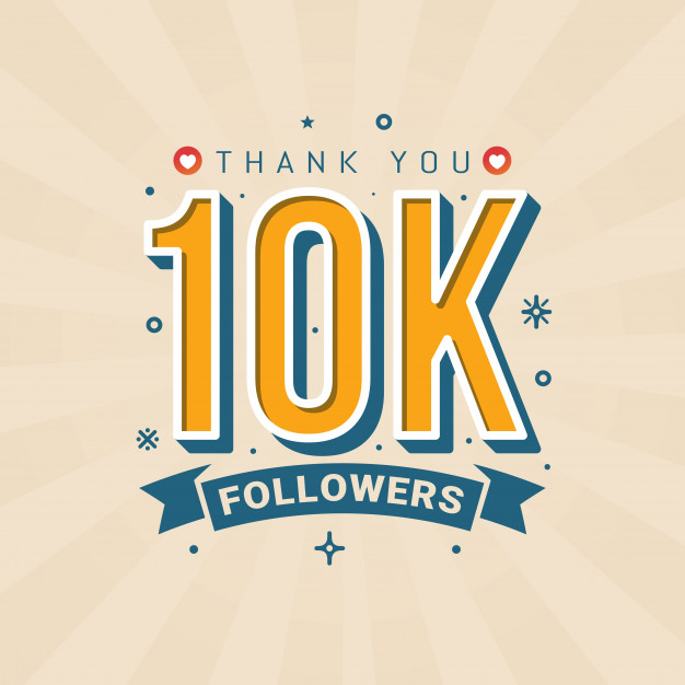 626x626 Thank You Followers Congratulation Banner Vector Premium