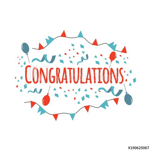 Congratulations Vector at Vectorified.com | Collection of ...