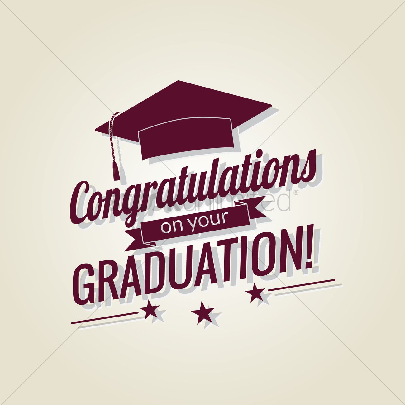 1300x1300 Free Congratulations Vector Image