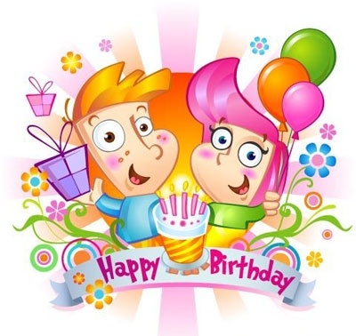 400x378 Free Download Of Happy Birthday Congratulations Vector Graphic