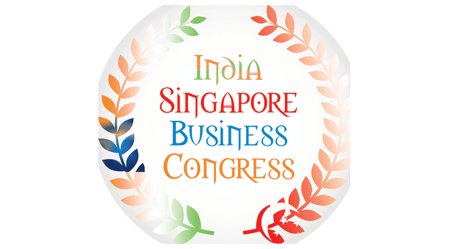 900x500 India Singapore Business Congress Vector Logo