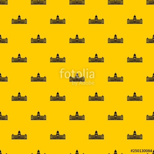 500x500 Palace Of Congress In Buenos Aires, Argentina Pattern Seamless