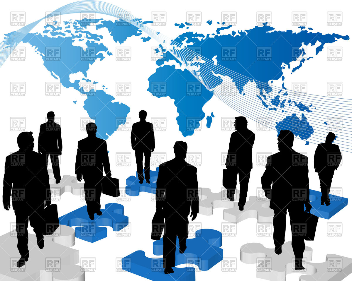 1200x960 Business People On Worldwide Congress Vector Image Of People