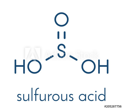 500x441 Sulfurous Acid