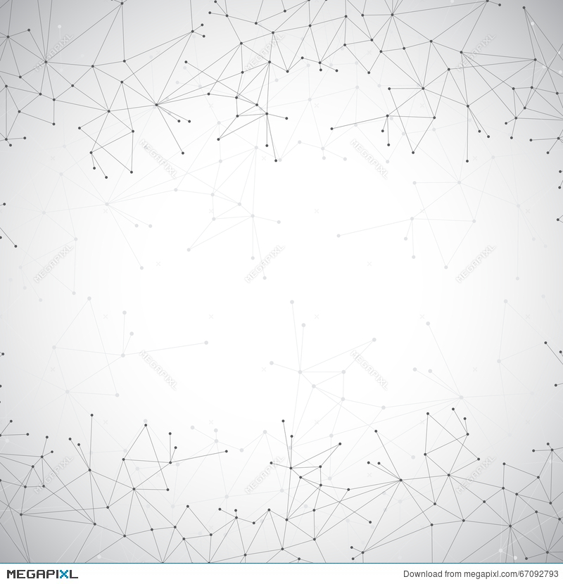 800x830 Geometric Grey Background Molecule And Communication Connected