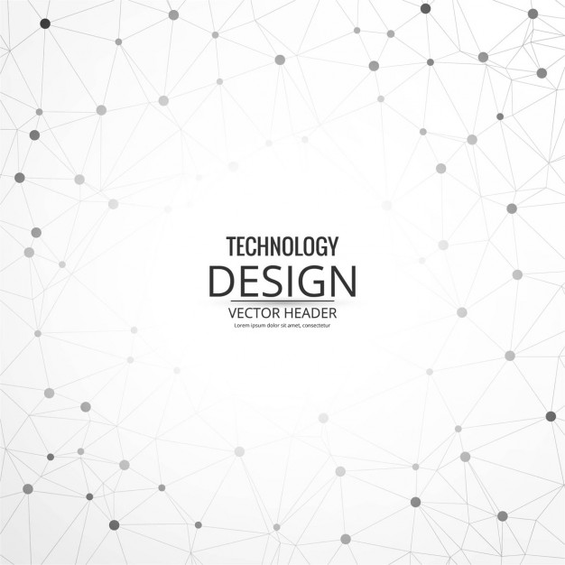 626x626 White Background With Connected Dots Vector Free Download