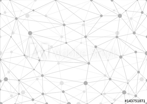 500x354 Abstract Grey Geometric Background With Chaos Of Connected Lines