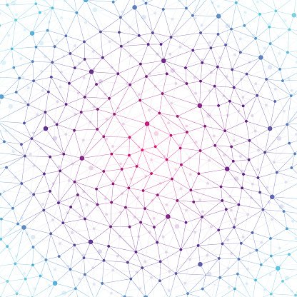 416x416 Colorful Graphic Background With Connected Line And Vector