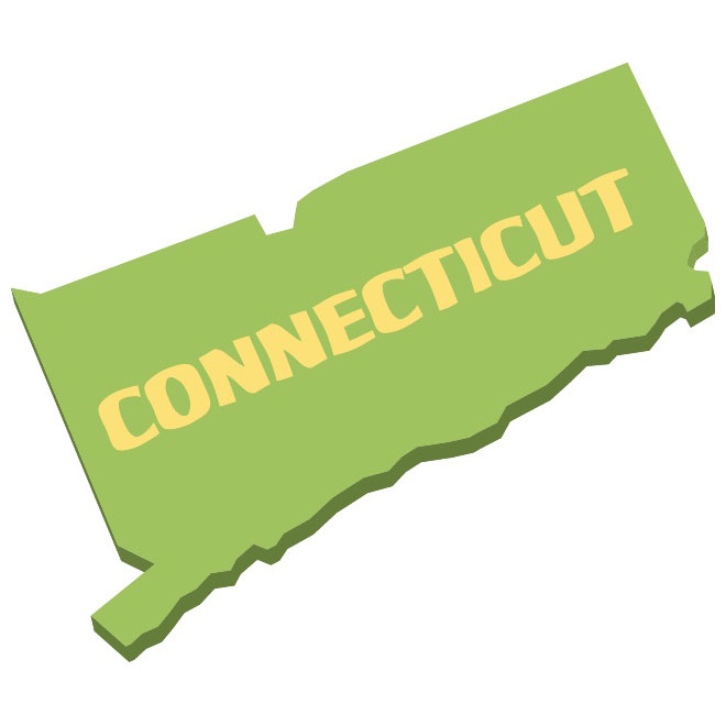 Vector Map Of Connecticut 660x660 Vector Map Of Connecticut