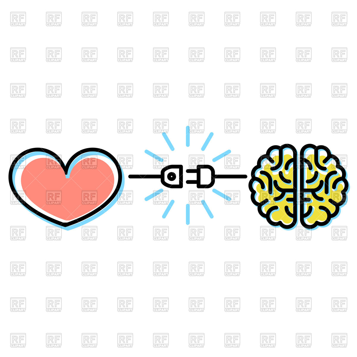 1200x1200 Heart And Brain Interactions Concept