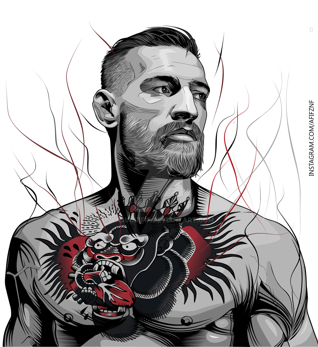 1024x1117 Conor Mcgregor Vector Art Related Keywords Suggestions