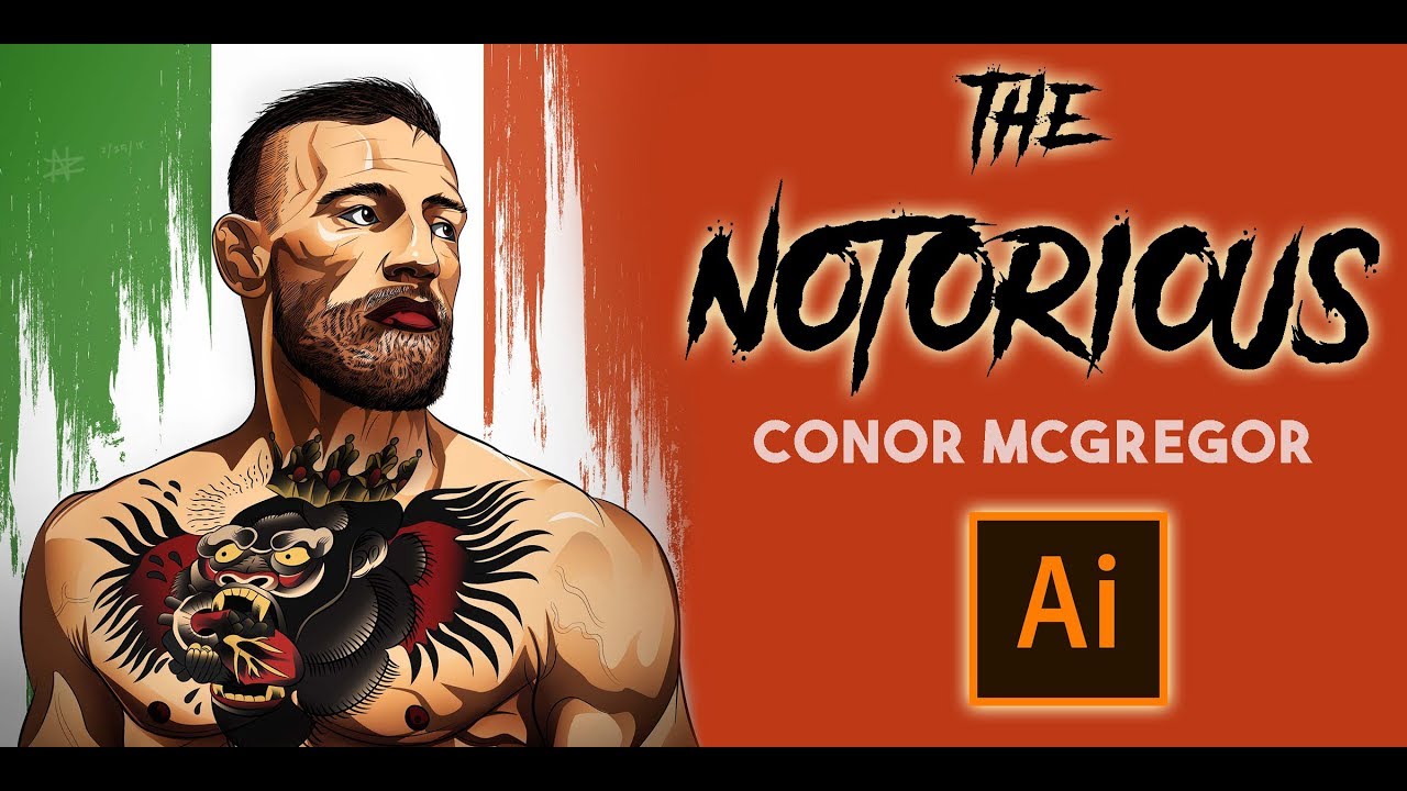 1280x720 I Am Not Talented, I Am Obsessed Conor Mcgregor Vector Portrait