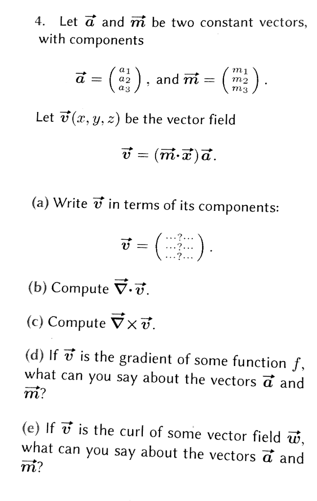 648x1024 Solved Let Rightarrow A And Rightarrow M Be Two Constant