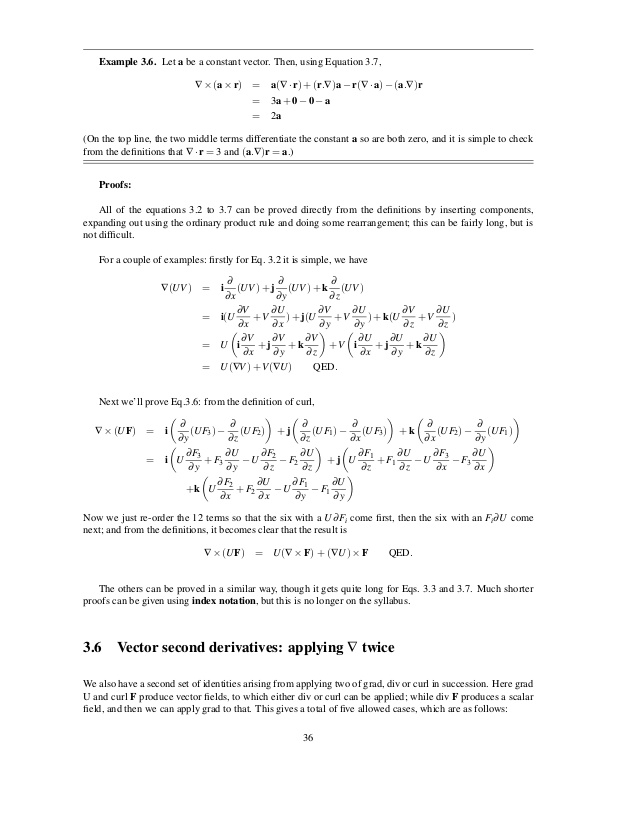 638x826 Vector Differentiation, The Operator