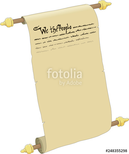420x500 U S Constitution Vector Illustration Stock Image And Royalty
