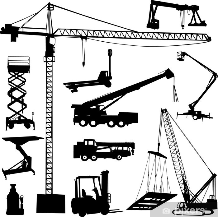 700x698 Construction Crane