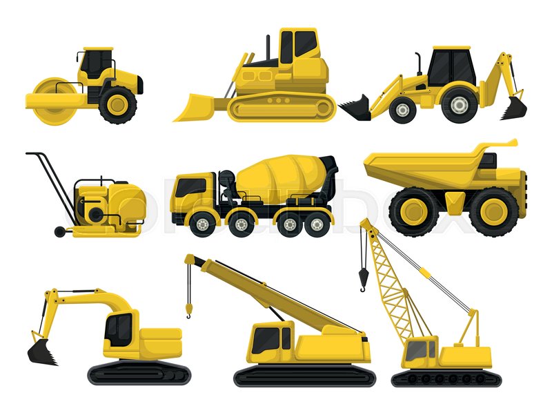 800x601 Flat Vector Set Of Construction Stock Vector Colourbox