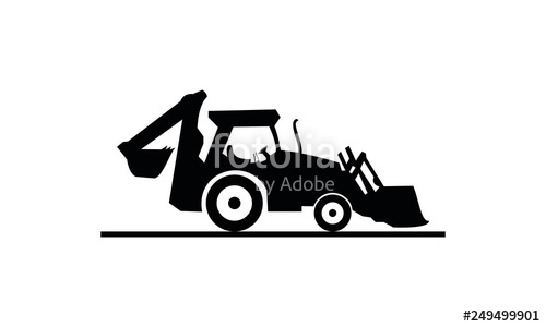 500x300 Heavy Equipment Vector Stock Image And Royalty Free Vector