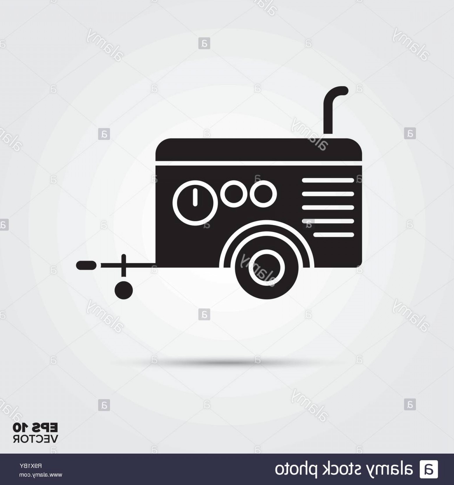 1560x1668 Portable Air Compressor Glyph Icon Vector Construction Equipment