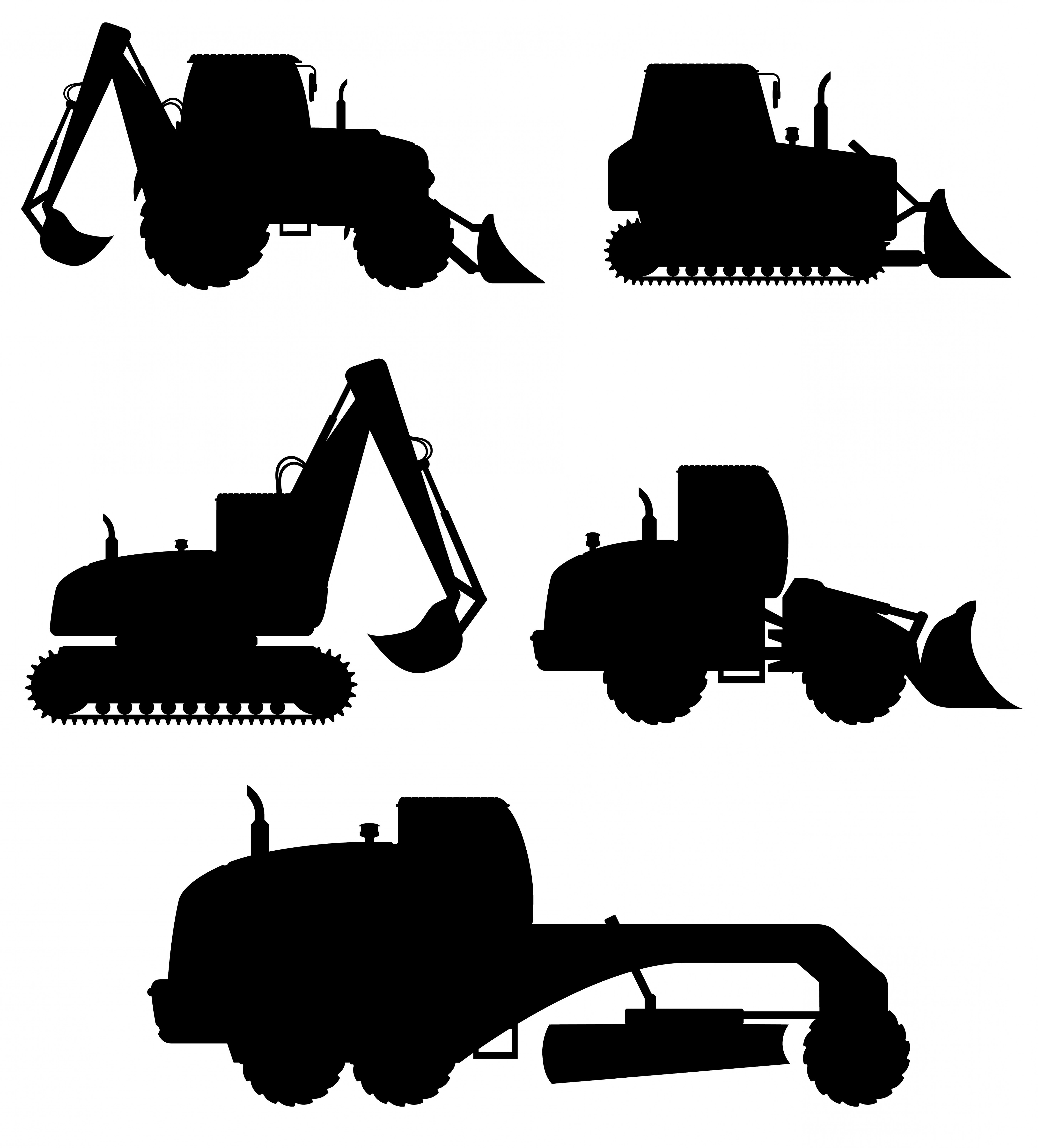 5385x5953 Construction Site Equipment Vector Catchsplace