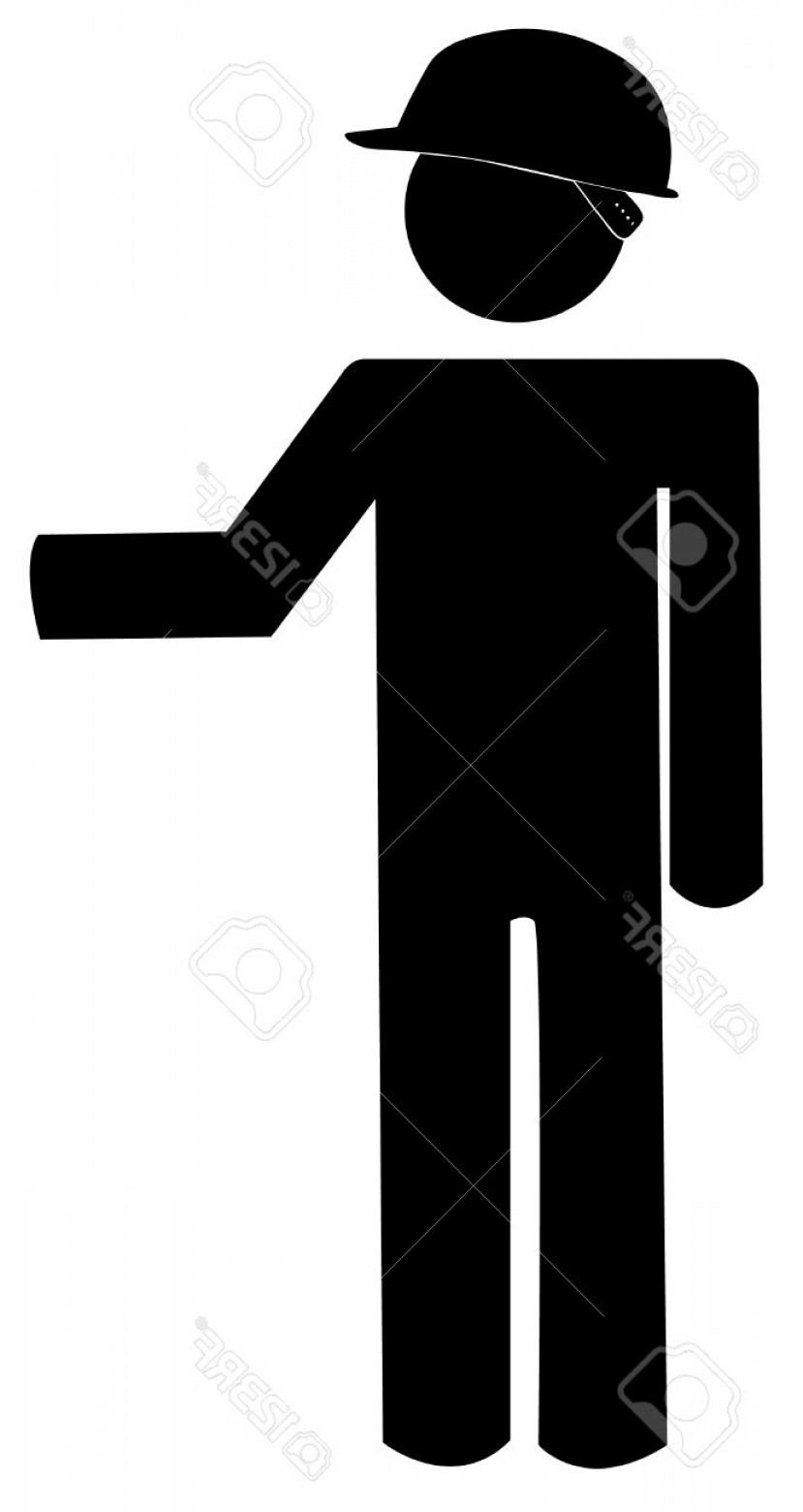 829x1560 Photostick Figure Or Man Wearing Construction Hat Vector Soidergi