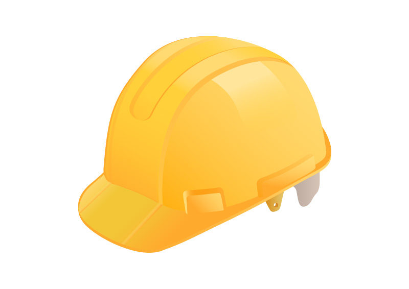 800x566 Yellow Construction Helmet Free Vector
