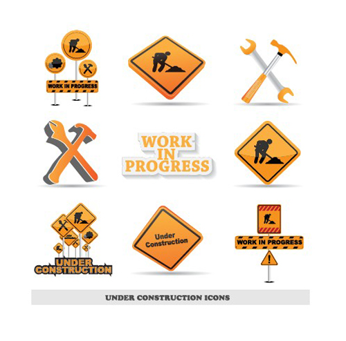 500x494 Different Under Construction Icon Vector Set Free Download