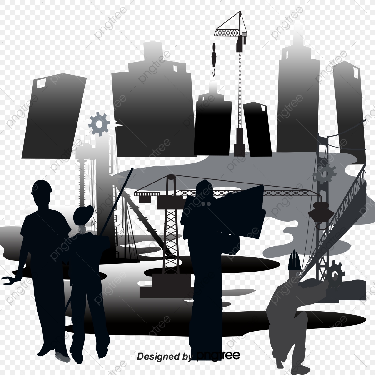 1200x1200 Construction Site Vector, Construction Vector, Digging, Machine