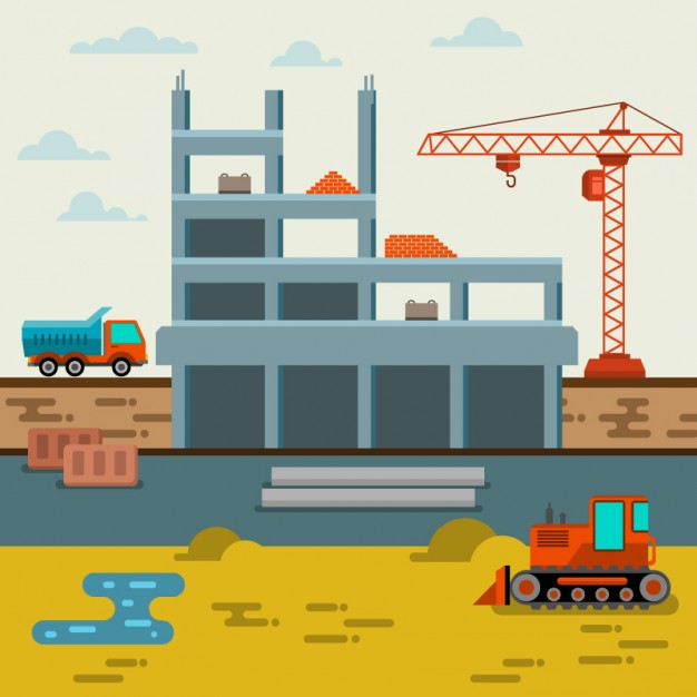 626x626 Construction Site Vector Free Download