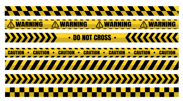 626x348 Hazardous Warning Tape Sets Must Be Careful For Construction