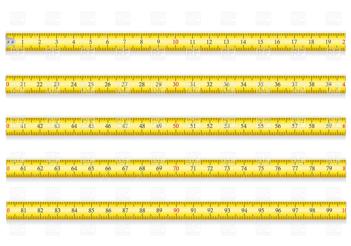 1200x843 Measuring Tape For Roulette Construction Vector Image Of Objects