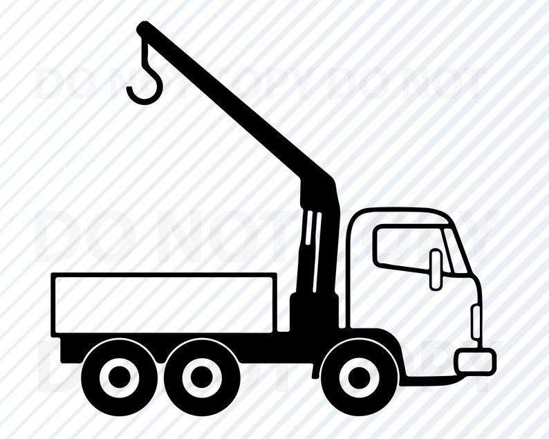 Crane Truck Truck Vector Images Silhouette Etsy 794x635 Crane Truck Truck Vector Images Silhouette Etsy