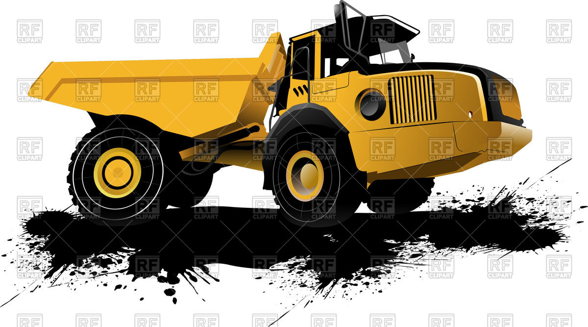 Heavy Construction Dump Truck Vector Image Of Transportation 1200x667 Heavy Construction Dump Truck Vector Image Of Transportation
