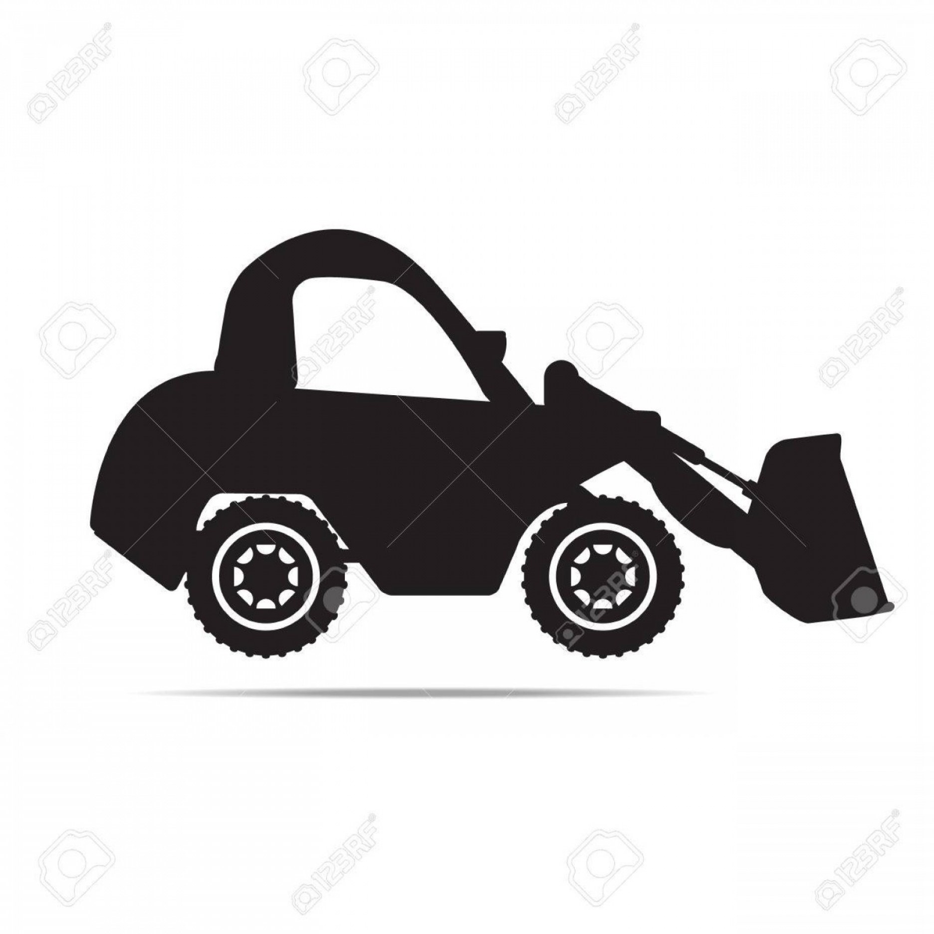 Photostock Vector Construction Truck Icon Or Logo Wheel Dozer 1872x1872 Photostock Vector Construction Truck Icon Or Logo Wheel Dozer