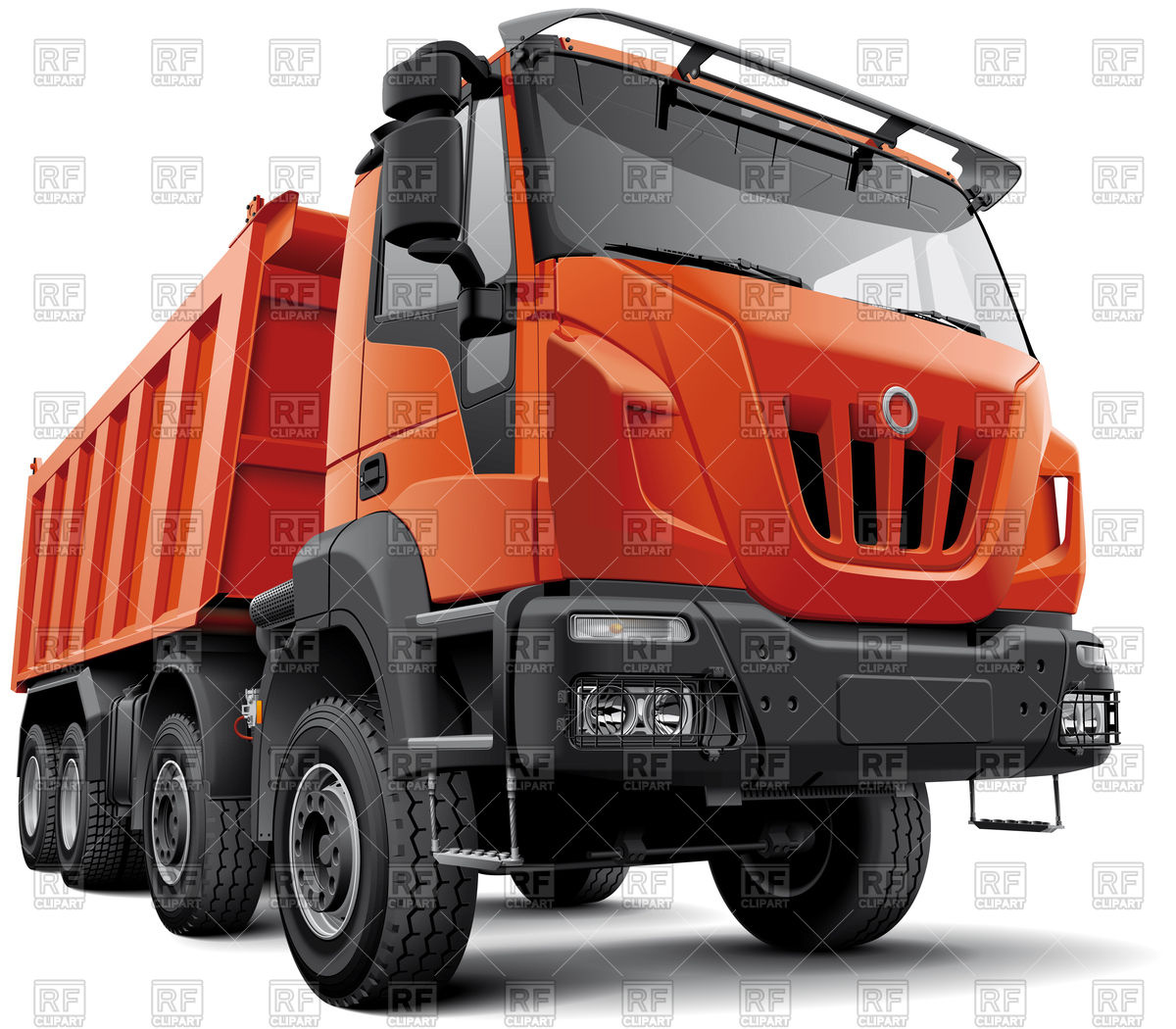 Typical Axle Heavy Construction Truck, Isolated On White 1200x1050 Typical Axle Heavy Construction Truck, Isolated On White