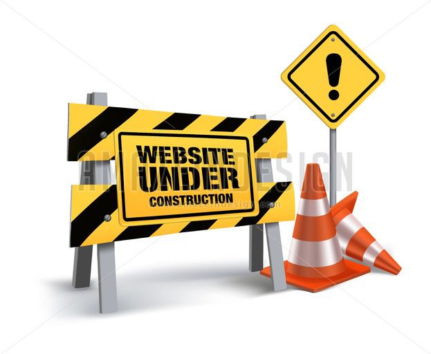 Website Under Construction Vector Sign In White 623x512 Website Under Construction Vector Sign In White