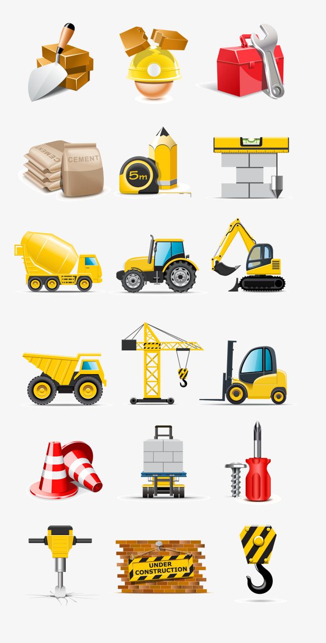 650x1279 Construction Sites Icon Vector Material Free Download