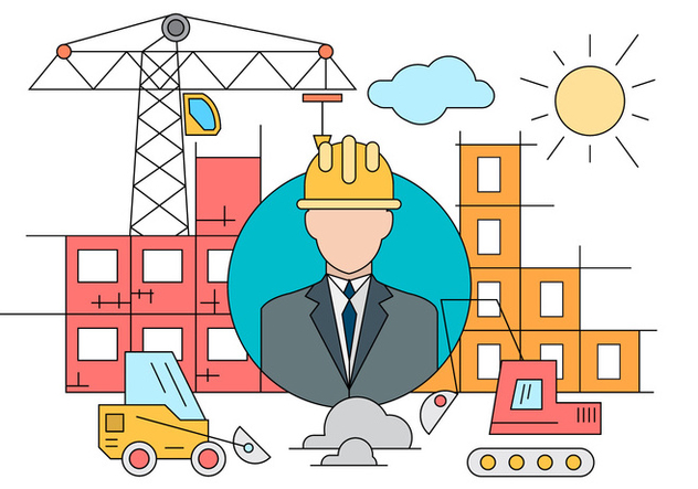 632x443 Construction Vector Elements Free Vector Download Cannypic