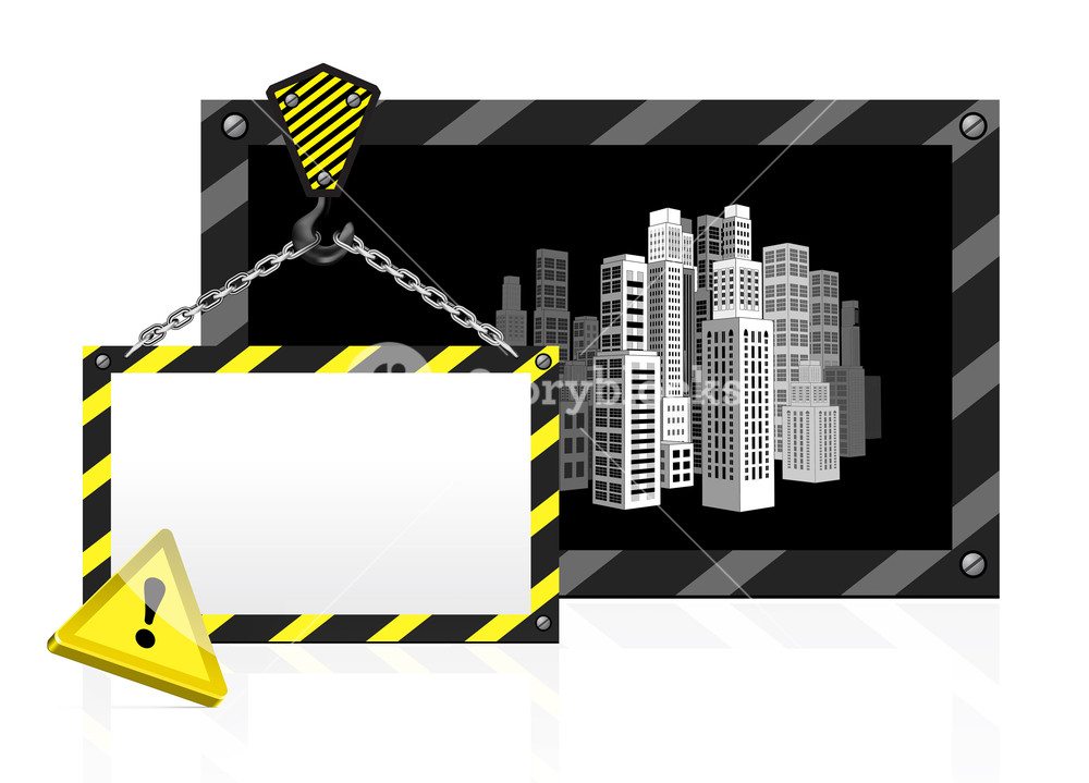 1000x719 Under Construction Vector Illustration On White Background