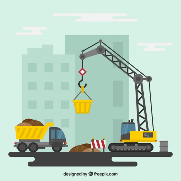 626x626 Construction Site Vector Free Download