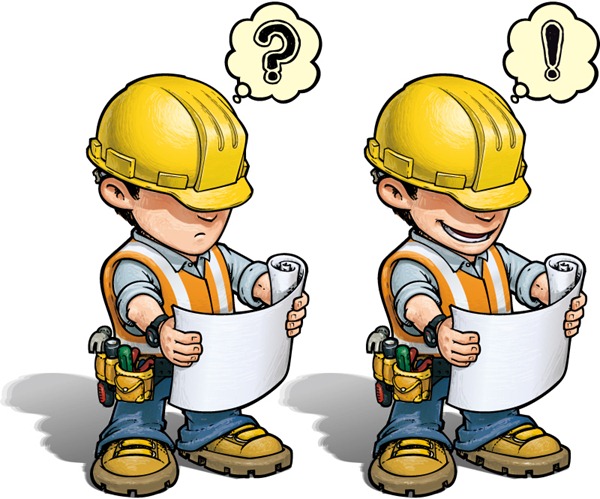 Construction Worker Vector